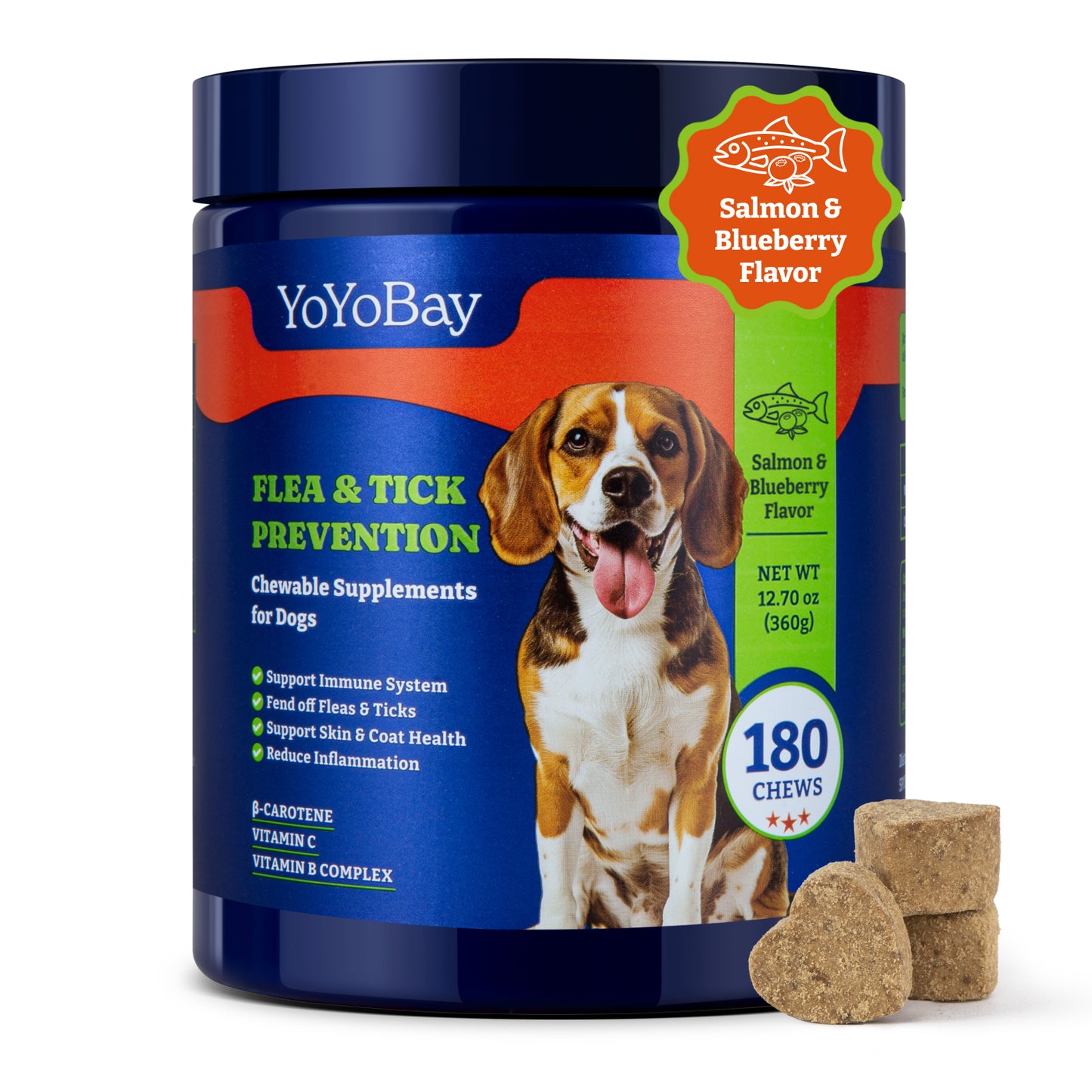 犬用ノミ・ダニ予防ソフトチュアブル180粒(3種類のフレーバー)