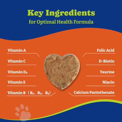 犬用ビタミン＆サプリメント - ソフトチュー180粒、ダック＆洋ナシ風味