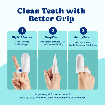 犬用歯磨きシート、歯垢・歯石除去、口臭予防