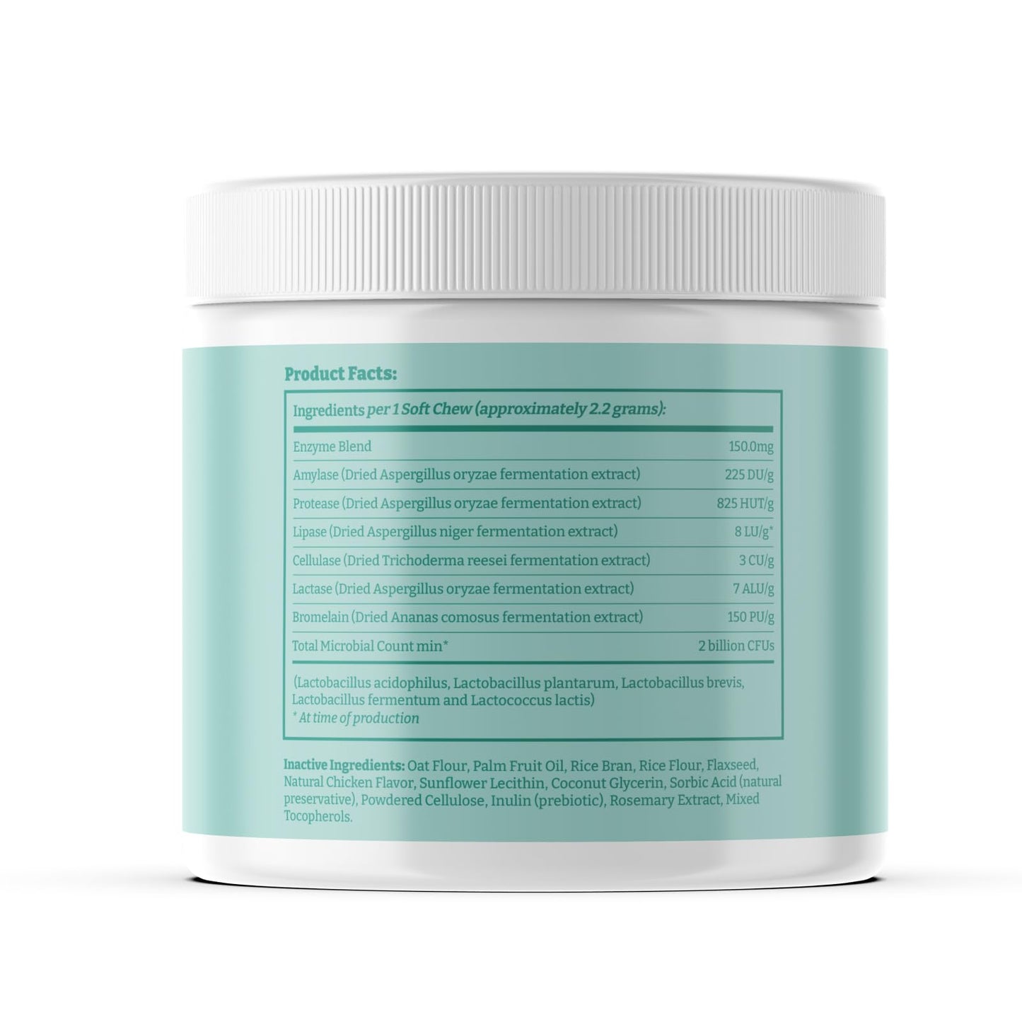 犬用プロバイオティクス、チキン風味、ソフトチュー120粒