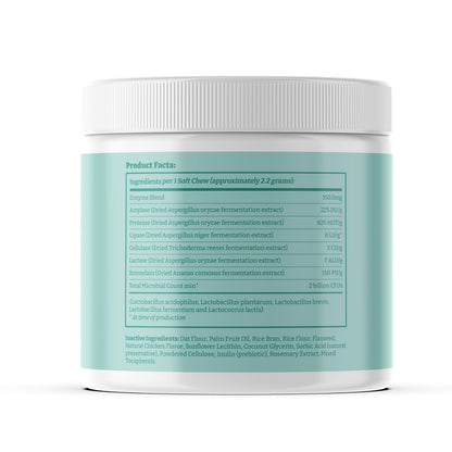 犬用プロバイオティクス、チキン風味、ソフトチュー120粒