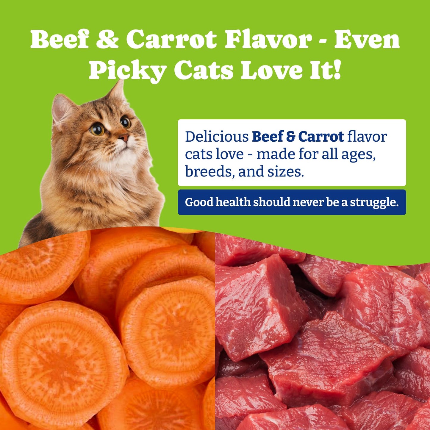 猫用ノミ・ダニ予防 - 2種類のフレーバー、ソフトチュー200個