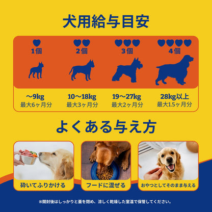犬用ヘンプカーミングチュー、ソフトチュー180個、ダック＆洋ナシ風味