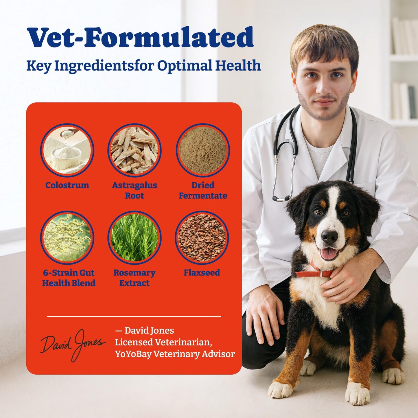 犬用アレルギー緩和チュー – 3種類のフレーバー、ソフトチュー70個