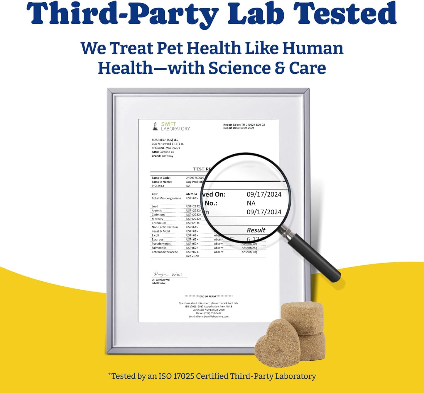 犬用プロバイオティクス - 3種類のフレーバー - ソフトチュー180粒