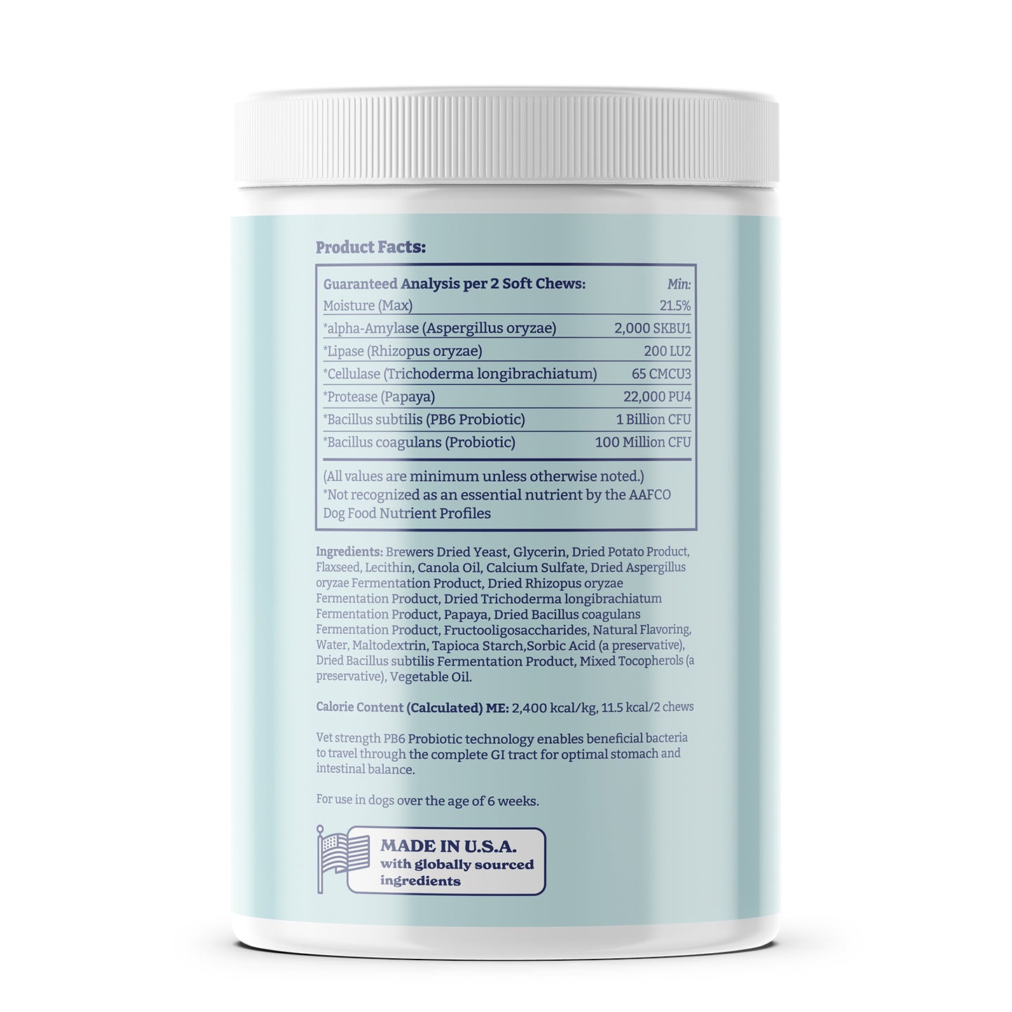 犬用プロバイオティクスと消化酵素