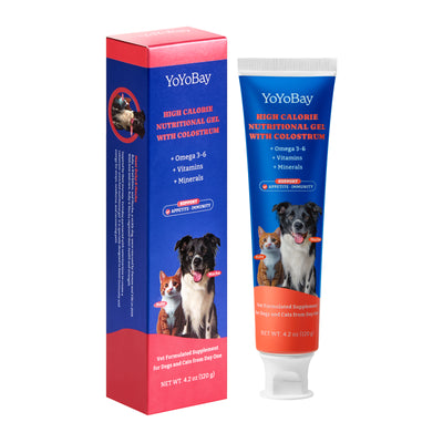 猫と犬のための牛初乳栄養ジェル