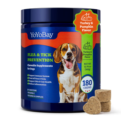 犬用ノミ・ダニ予防ソフトチュアブル180粒（3種類のフレーバー） 